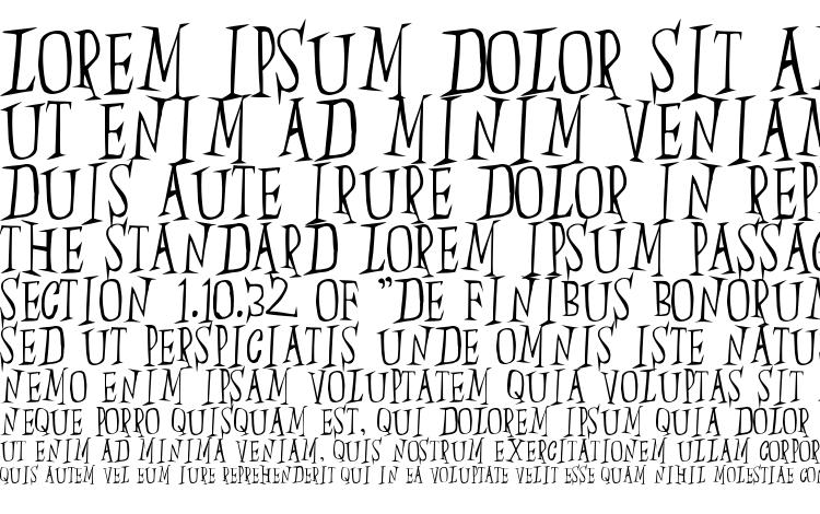 specimens Slump font, sample Slump font, an example of writing Slump font, review Slump font, preview Slump font, Slump font