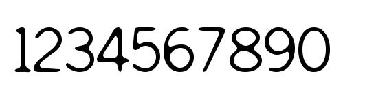 Slurry Font, Number Fonts
