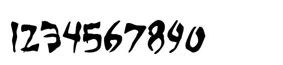 Smegalomania Font, Number Fonts
