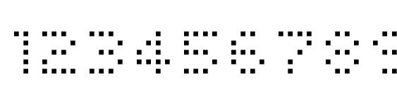 Smirnof Font, Number Fonts