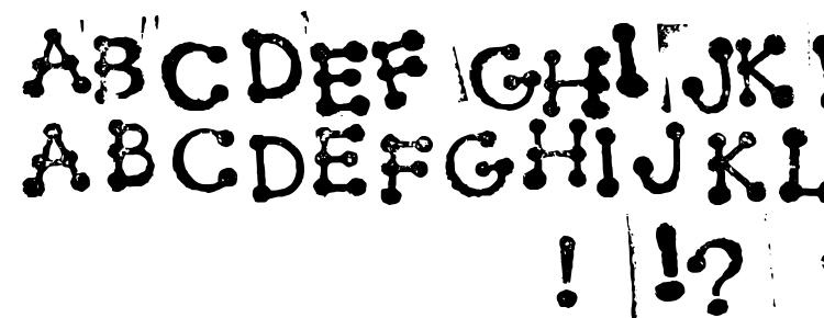 glyphs Smudgy Dot Stamps font, сharacters Smudgy Dot Stamps font, symbols Smudgy Dot Stamps font, character map Smudgy Dot Stamps font, preview Smudgy Dot Stamps font, abc Smudgy Dot Stamps font, Smudgy Dot Stamps font