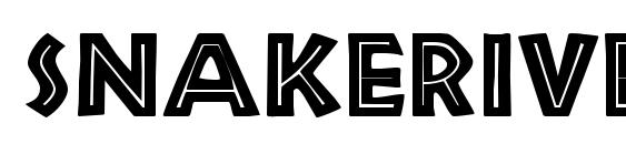 SnakeRiver Regular DB font, free SnakeRiver Regular DB font, preview SnakeRiver Regular DB font