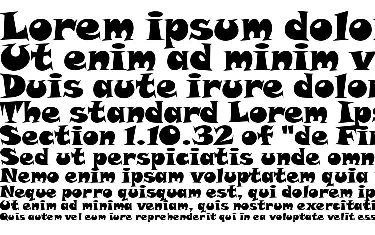 specimens Snap ITC TT font, sample Snap ITC TT font, an example of writing Snap ITC TT font, review Snap ITC TT font, preview Snap ITC TT font, Snap ITC TT font