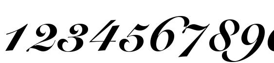 Snell Black BT Font, Number Fonts