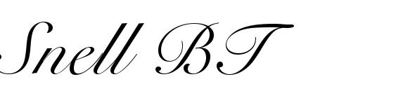 Snell BT font, free Snell BT font, preview Snell BT font