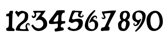 Snidely Font, Number Fonts