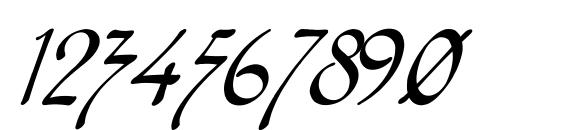Snotmaster v italic Font, Number Fonts