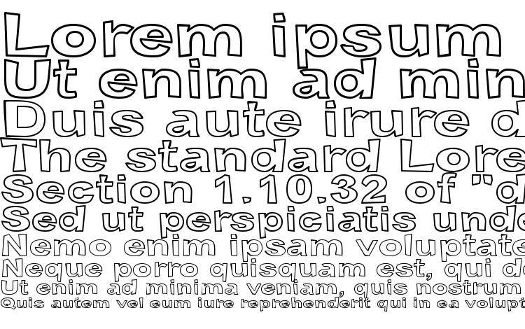 specimens Snott Outline font, sample Snott Outline font, an example of writing Snott Outline font, review Snott Outline font, preview Snott Outline font, Snott Outline font