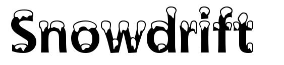Snowdrift font, free Snowdrift font, preview Snowdrift font