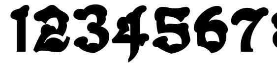 Snowgoose Back Font, Number Fonts