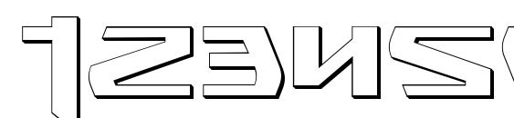 Snubfighter 3D Font, Number Fonts