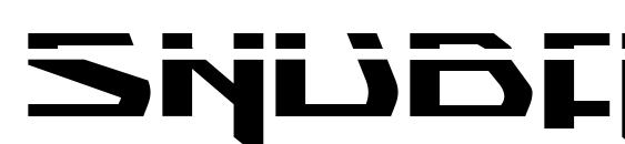 Snubfighter Phaser Font