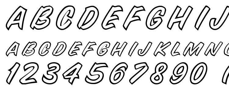 glyphs SnyderSpeed Outline font, сharacters SnyderSpeed Outline font, symbols SnyderSpeed Outline font, character map SnyderSpeed Outline font, preview SnyderSpeed Outline font, abc SnyderSpeed Outline font, SnyderSpeed Outline font