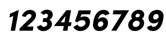 Sofia Pro Bold Italic Font, Number Fonts