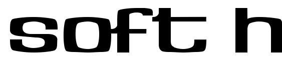 шрифт Soft Hits, бесплатный шрифт Soft Hits, предварительный просмотр шрифта Soft Hits