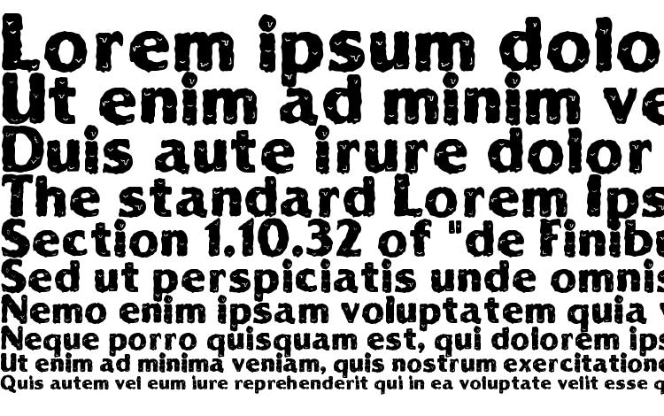 specimens Solid Ooky font, sample Solid Ooky font, an example of writing Solid Ooky font, review Solid Ooky font, preview Solid Ooky font, Solid Ooky font