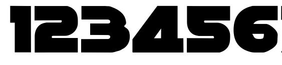 Solo5 Font, Number Fonts