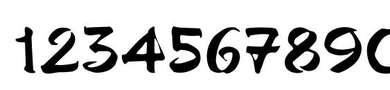 SoloSemiscrip Font, Number Fonts