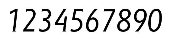 Solpera Italic Font, Number Fonts