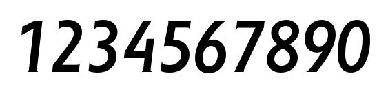SolperaMedium Italic Font, Number Fonts