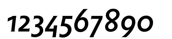 SolperaMediumOSF Italic Font, Number Fonts