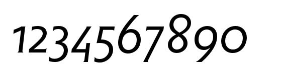 SolperaOSF Italic Font, Number Fonts