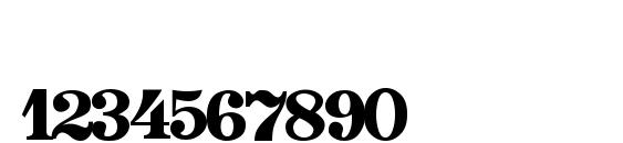 Sonata Font, Number Fonts