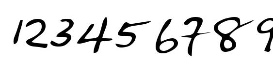 Sonni Regular Font, Number Fonts