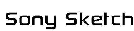 Sony Sketch EF font, free Sony Sketch EF font, preview Sony Sketch EF font