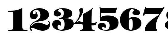 Sophisticate Ultra SSi Black Font, Number Fonts