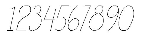 Souplesse Italic Font, Number Fonts