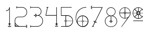 South Rose Font, Number Fonts