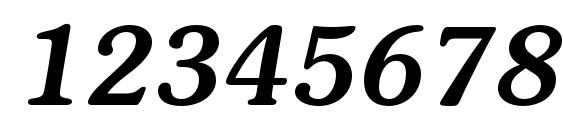 SouvenirStd MediumItalic Font, Number Fonts