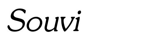 шрифт Souvi, бесплатный шрифт Souvi, предварительный просмотр шрифта Souvi
