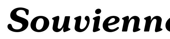 Шрифт Souvienne Bold Italic