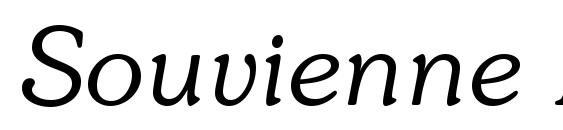 Souvienne Italic Font