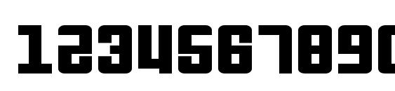 Soviet Bold Expanded Font, Number Fonts
