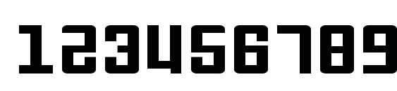 Soviet Expanded Font, Number Fonts