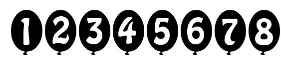 SP Ballon DB Font, Number Fonts