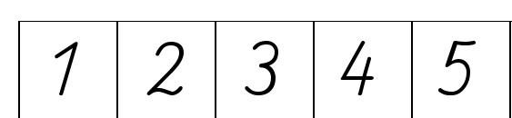SP LA Quadrat DB Font, Number Fonts
