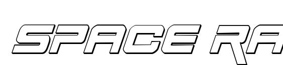 Шрифт Space Ranger 3D Italic