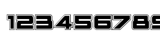 Space Ranger Academy Regular Font, Number Fonts