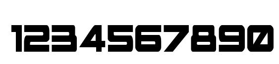 Space Ranger Condensed Font, Number Fonts