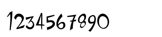 Space Toaster Font, Number Fonts