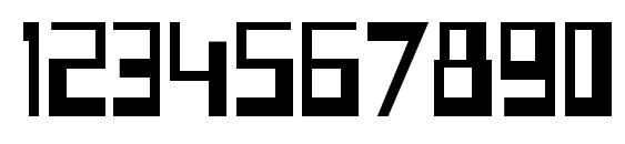 Space worm Font, Number Fonts