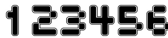 Spaceboy Font, Number Fonts