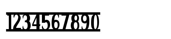 Spankys bungalow Font, Number Fonts