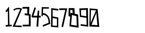 Spastic Nerfbag Font, Number Fonts