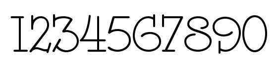 Speedball No 2 NF Font, Number Fonts