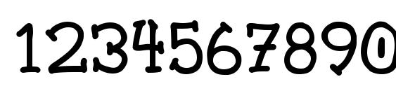 Spellstone Font, Number Fonts